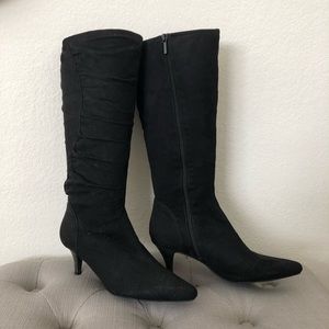 East 5th Black Suede Women’s Boots